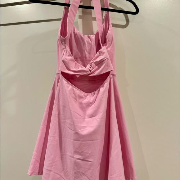 Beautiful pink tennis/pickleball dress with fun back cut out and details. - Picture 2 of 4